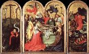 Entombment Triptych Robert Campin